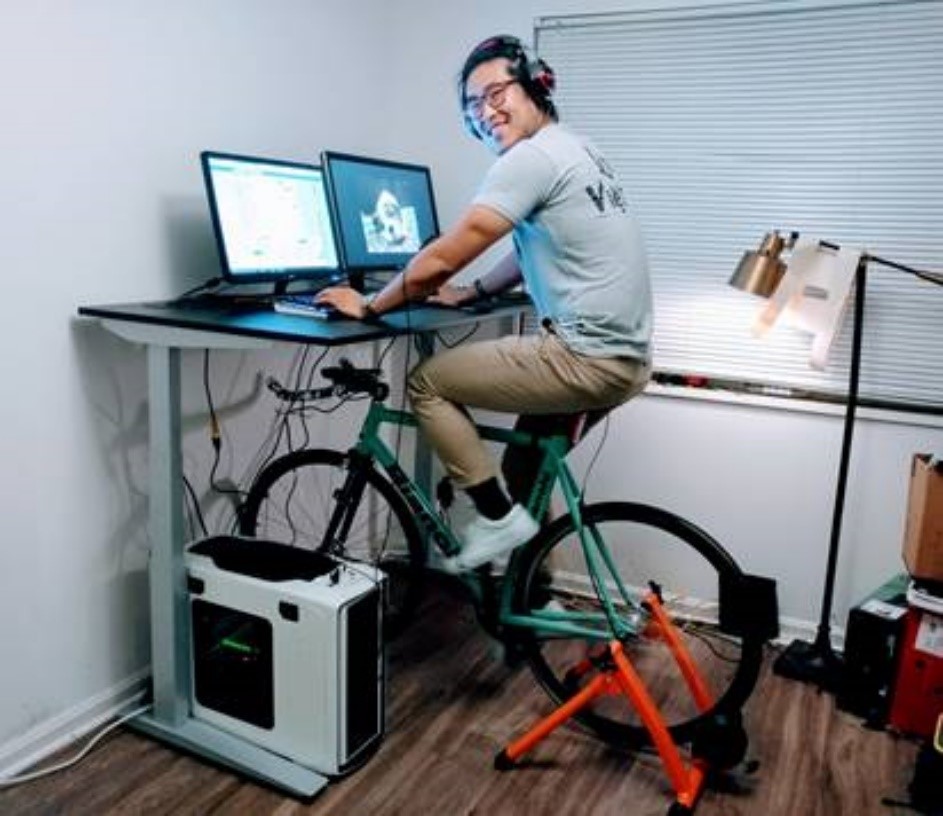 Image result for cycling desk
